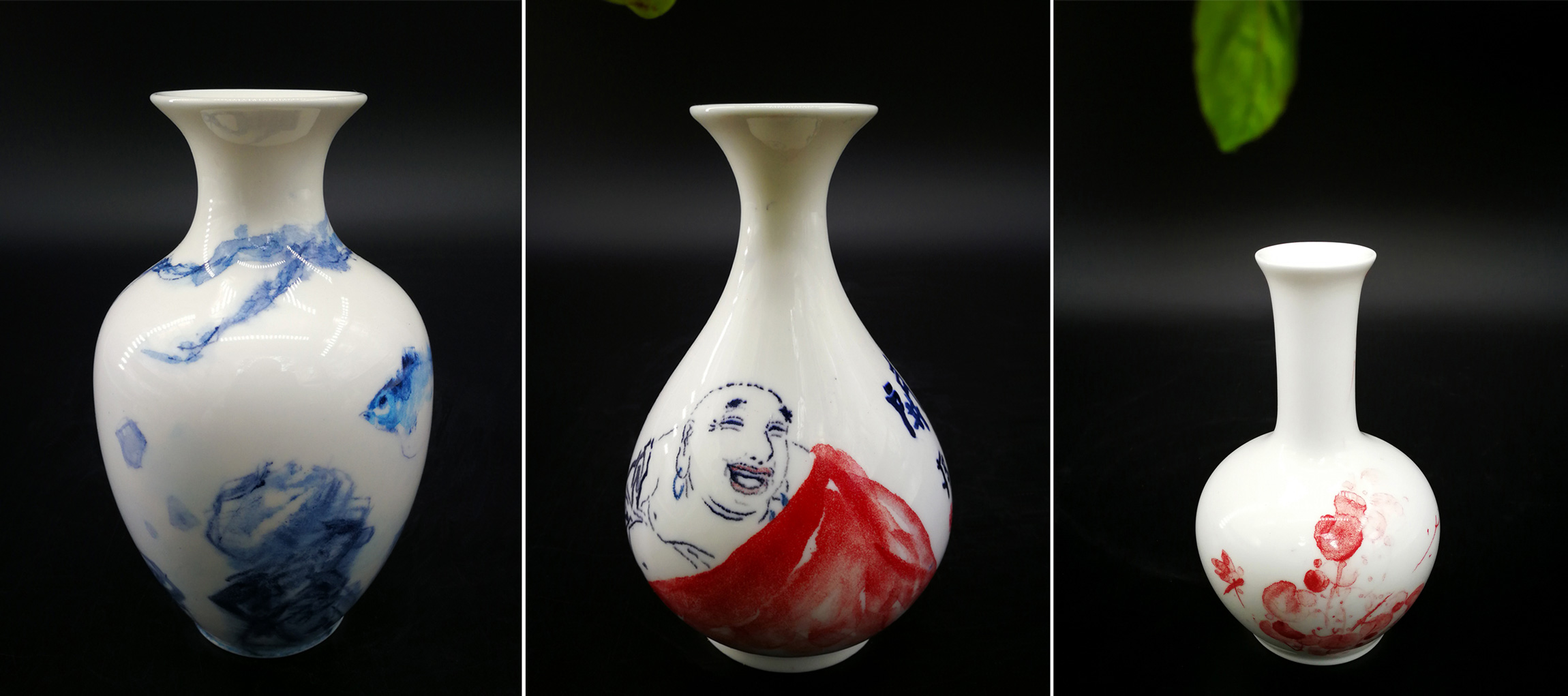 李帛 海韻瓶 150mm 李宗委 玉壺春 150mm 莊子 天球瓶 150mm.jpg